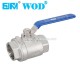 CE ISO Standard top floating cf8m 1000wog stainless steel ball valves