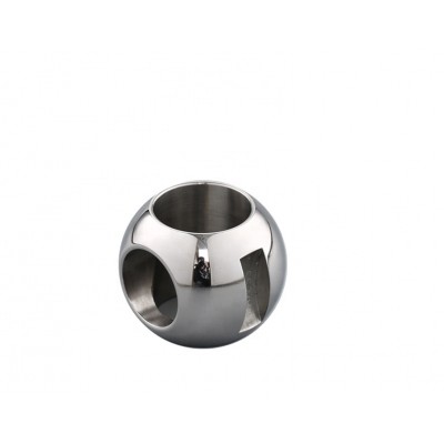 stainless hollow  three way stainless steel DN20-300 valve ball