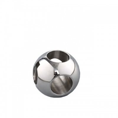 newest industry use stainless steel three way valve ball T-shape