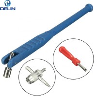 set of 3 Tire Valve Stem Puller Tube Metal Tire Repair Tools Valve Stem Core drawing Remover installer tool