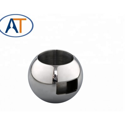 China Supplier High Quality Hollow Valve Ball with diversion tube suitable for Welding