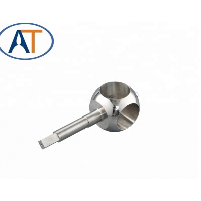 Balls for alloy ball valves Hole stainless steel through steam adjust and control valve ball