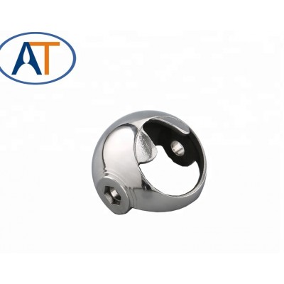 Germany Standard stainless steel straight through elbow semi balls for alloy valve ball