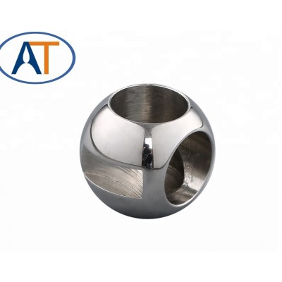 Balls for alloy ball valves 2019 Stainless Steel valve ball elbow L trough hollow steel valve ball with hole